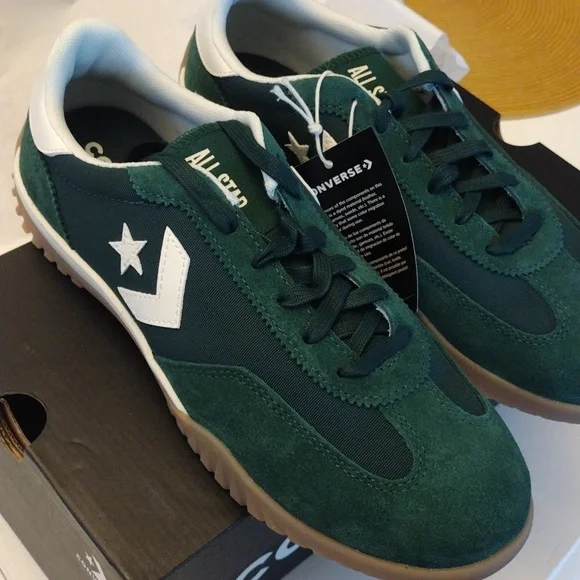 Converse Run Star Trainer. Green Envy/Egret/White. Low top Shoe. Unisex, Size 9 - Picture 8 of 16